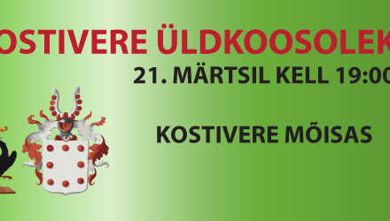 KOSTIVERE ÜLDKOOSOLEK