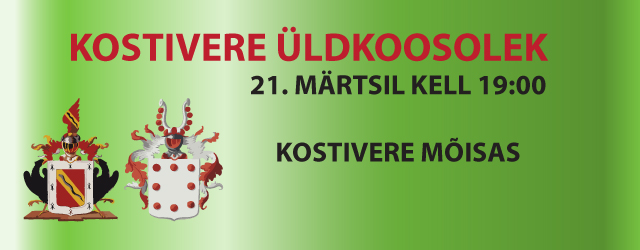 KOSTIVERE ÜLDKOOSOLEK