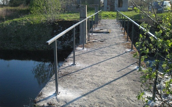 “Bassu sild” sai uued käsipuud / 10.05.2012