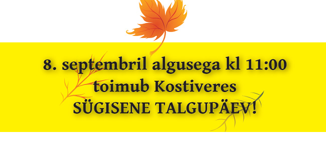 Sügisene talgupäev!