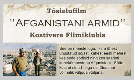 Tõsielufilm “Afganistani armid” Kostivere Filmiklubis