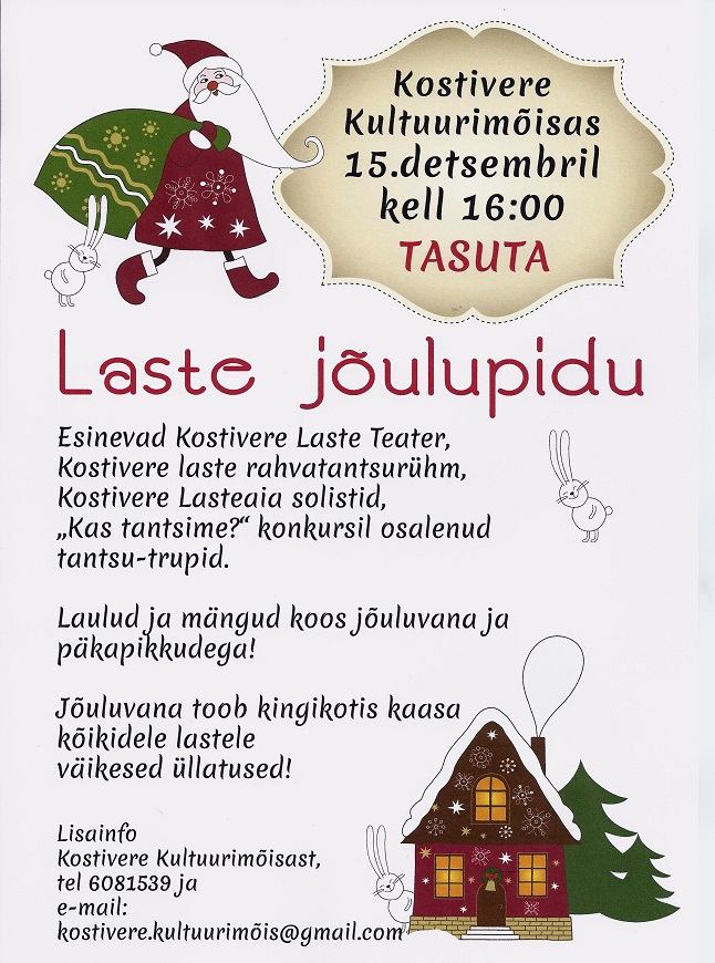 laste jõulupidu