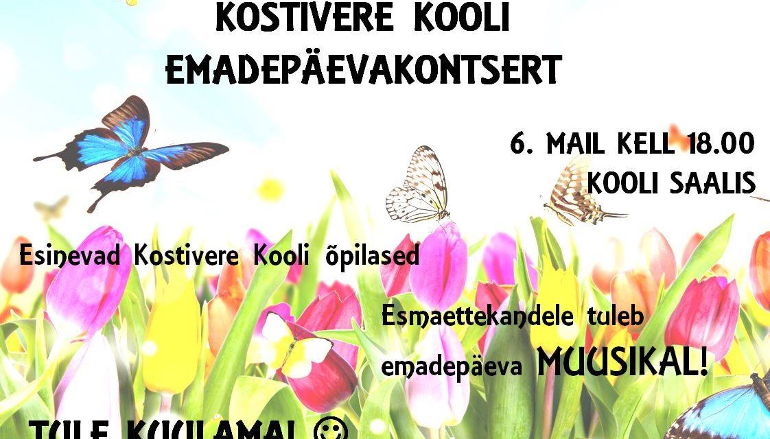 Emadepäeva kontsert sel reedel!