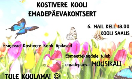 Emadepäeva kontsert sel reedel!