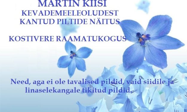 Martin Kiis näitus Kostivere Raamatukogus.